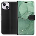 Miniatyrbild 1 av 3: Apple iPhone 15 Plånboksfodral Grön Marmor