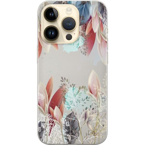 Apple iPhone 14 Pro Gennemsigtig cover Blomster