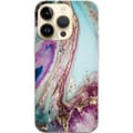 Miniatyrbillede 1 af 3: Apple iPhone 14 Pro Gennemsigtig cover Lila marmor
