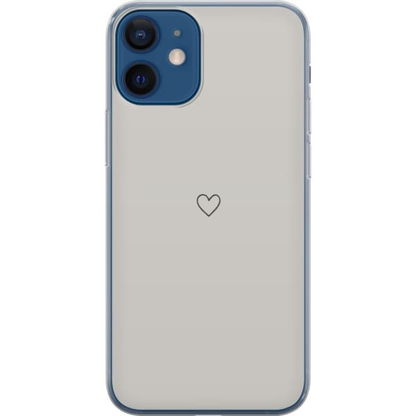 Apple iPhone 12  Gennemsigtig cover Gråt hjerte