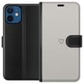 Miniatyrbillede 1 af 3: Apple iPhone 12  Tegnebogsetui Gråt hjerte