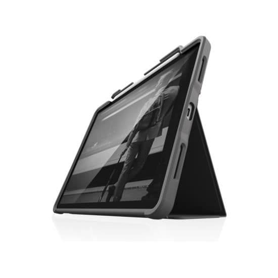 Etui med lock - STM - Dux Plus - Kompatibel med iPad Pro 11 - Svart - Optimal skydd