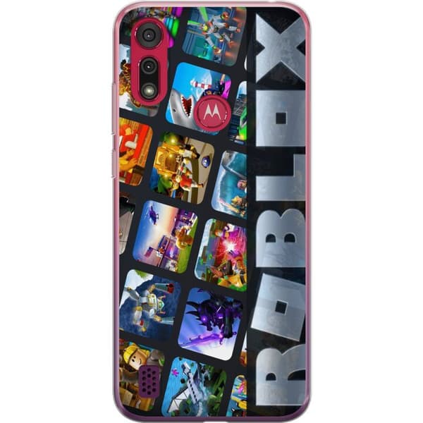 Motorola Moto E6s (2020) Genomskinligt Skal Roblox