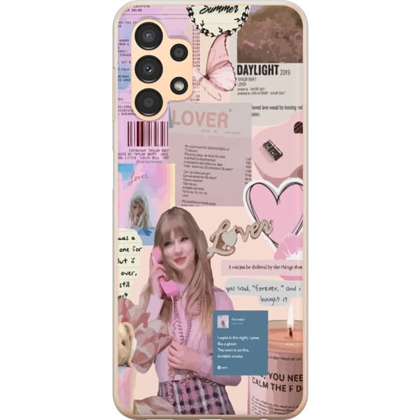 Samsung Galaxy A13 Läpinäkyvä kuori Taylor Swift