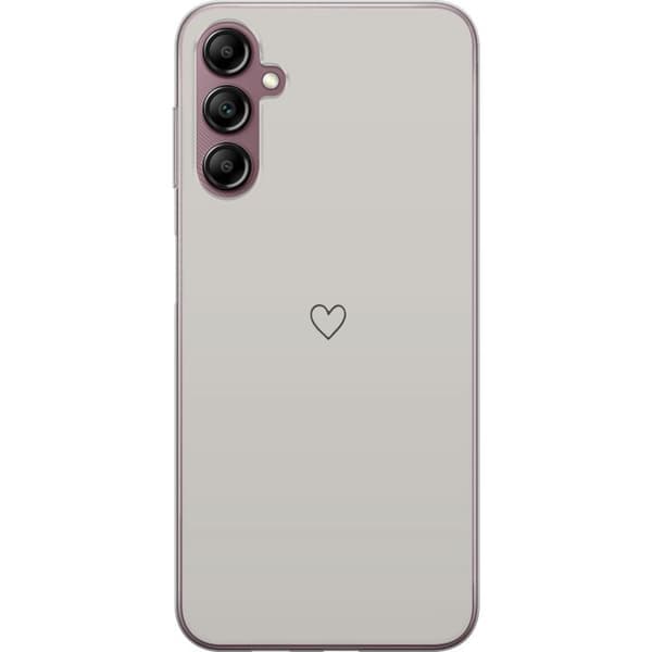Samsung Galaxy A14 5G Gjennomsiktig deksel Hjerte