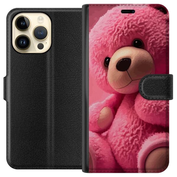 Apple iPhone 14 Pro Max Lommeboketui Bjørn Rosa