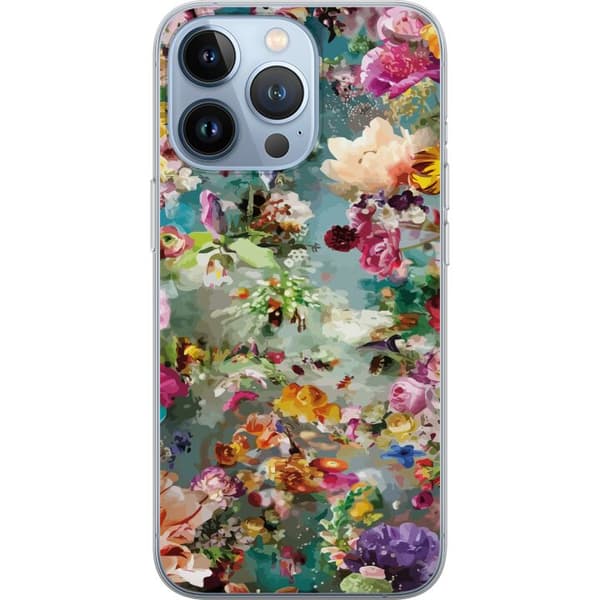 Apple iPhone 13 Pro Gennemsigtig cover Blomster
