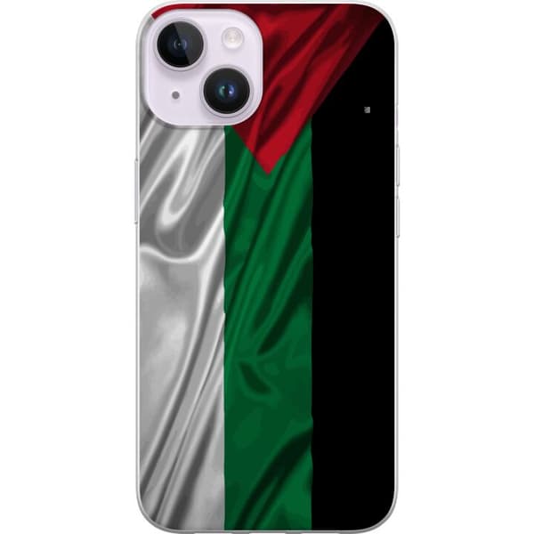 Apple iPhone 14 Läpinäkyvä kuori Palestiina