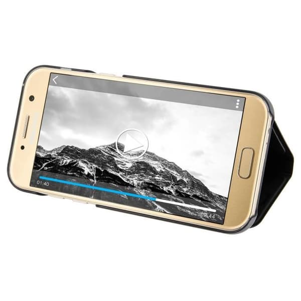 Samsung S View Stående Skal A5 2017 - Svart