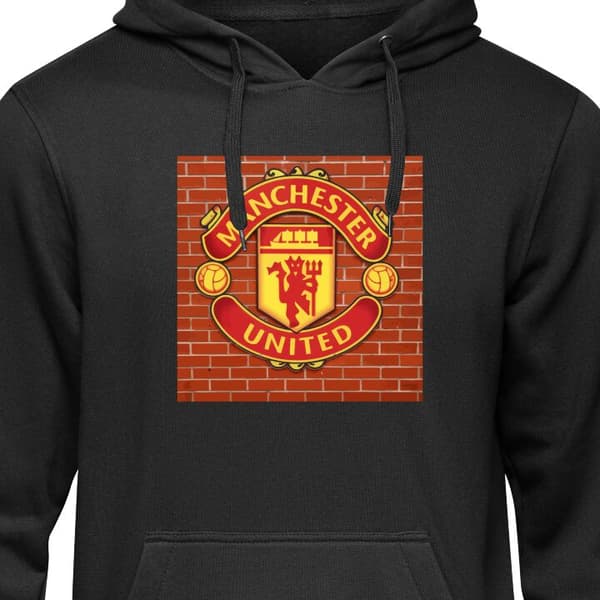 Klassisk Hettegenser | Hettegenser for Voksne Manchester Unite
