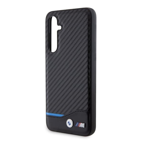 BMW Samsung Galaxy S23 FE Skal Carbon Blue Line Svart