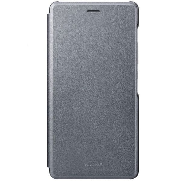 Etui Flip - HUAWEI - P9 Lite - Grå - Hårdskal - Flik - Syntetisk