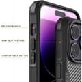 Miniatyrbillede 3 af 6: Stødsikkert cover med Transparent Carbon Design Legend iPhone 12/12 Pro