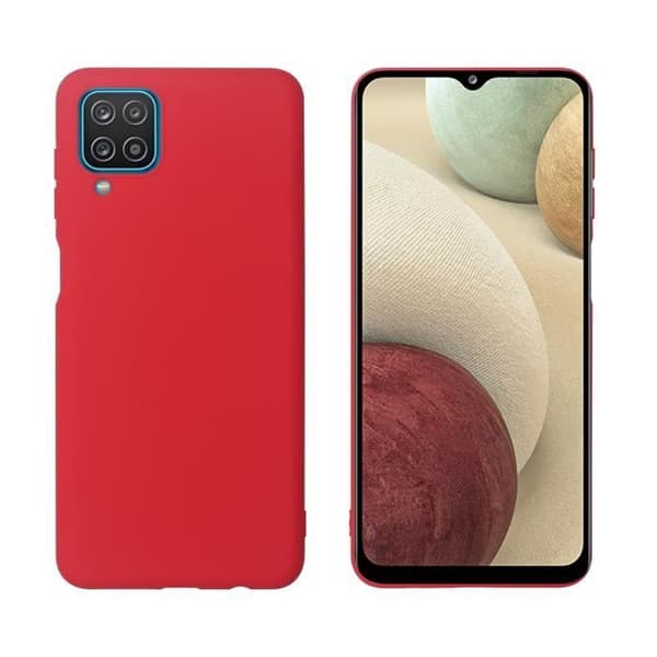 MYWAY FÄRGAT TPU-FODRAL RÖTT SAMSUNG GALAXY A12/A12S