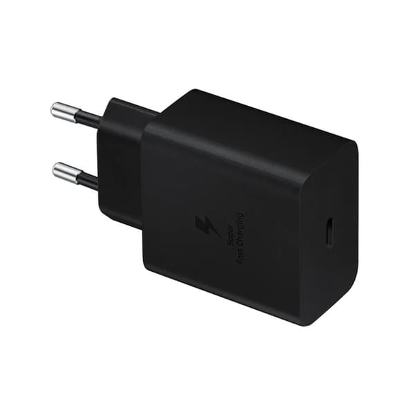Samsung Snabbladdare GaN 45W med Laddkabel USB-C - Svart