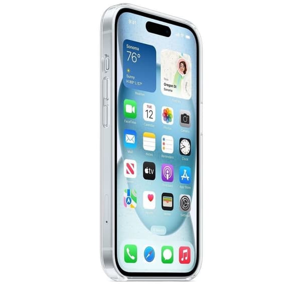 Apple fodral iPhone 15 Plus Klart fodral MagSafe
