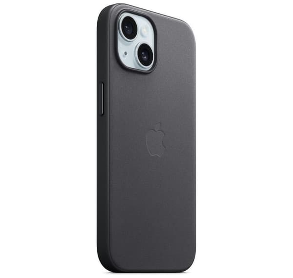 Apple iPhone 15 FineWoven Fodral MagSafe, svart