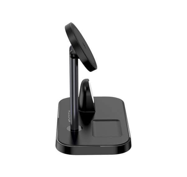 Tech-Protect trådløs lader QI15W A22 3in1 Magnetic MagSafe, svart