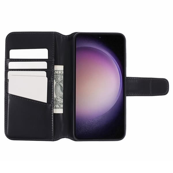 Nordic Covers Samsung Galaxy S24 Kotelo MagLeather Raven Black