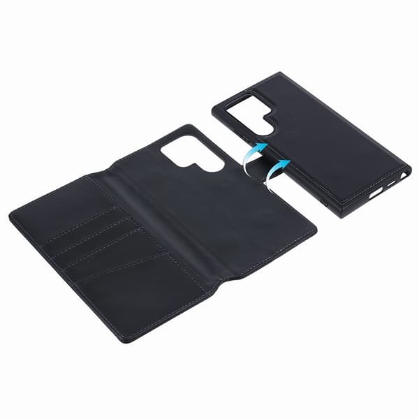 Nordic Covers Samsung Galaxy S24 Ultra Fodral MagLeather Raven Black