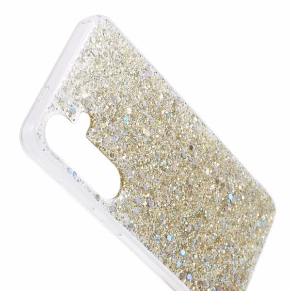 Nordic Covers Samsung Galaxy S24 Plus Kuori Sparkle Series Citrine Gold