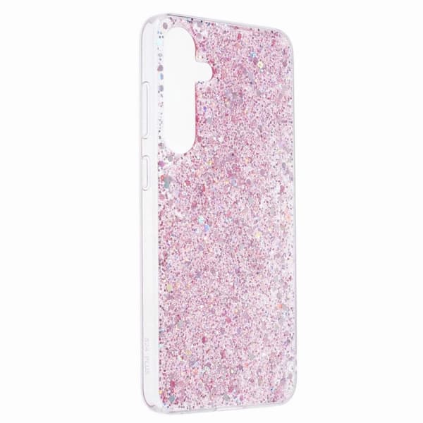 Nordic Covers Samsung Galaxy S24 Plus Kuori Sparkle Series Blossom Pink