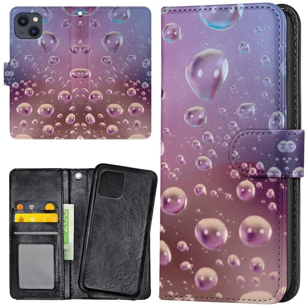 iPhone 15 - Lommebok Deksel Bobler