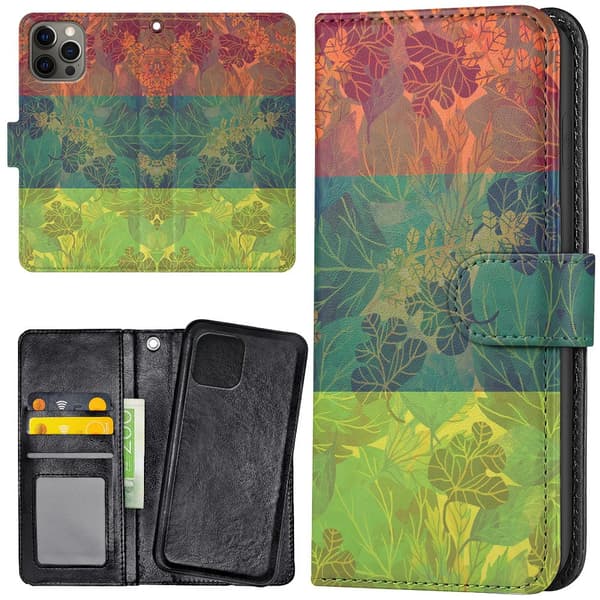 iPhone 15 Pro - Mobilcover/Etui Cover Bladmønster