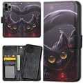 Miniatyrbilde 1 av 2: iPhone 15 Pro - Lommebok Deksel Svart Katt