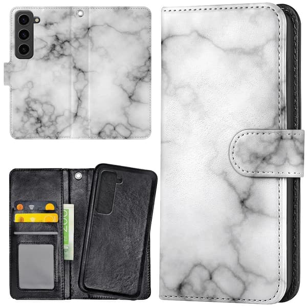 Samsung Galaxy S23 - Lommebok Deksel Marmor