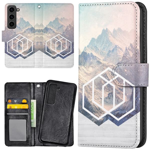 Samsung Galaxy S23 - Lommebok Deksel Kunst Fjell