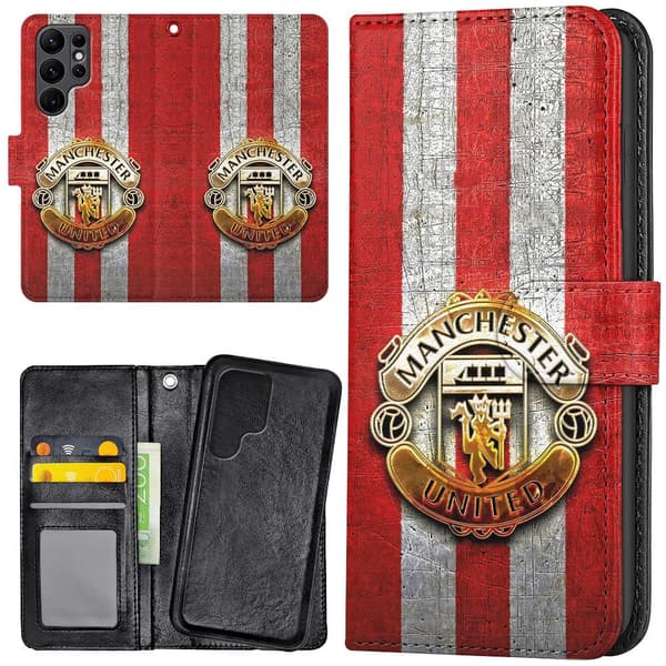 Samsung Galaxy S23 Ultra - Lompakkokotelo/Kuoret Manchester United