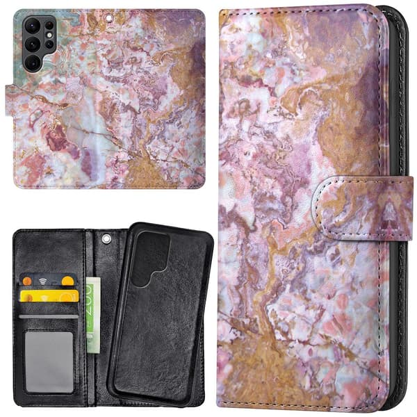 Samsung Galaxy S23 Ultra - Mobilcover/Etui Cover Marmor