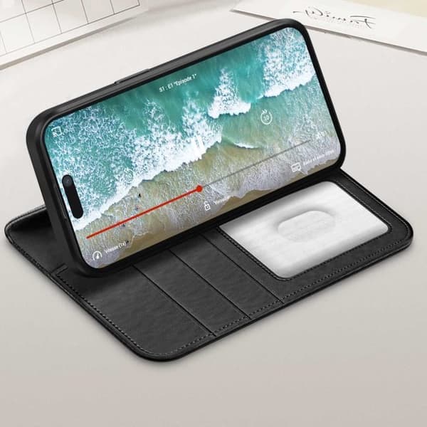 Ärende för iPhone 15 Pro Max - Cygnett - Urban Wallet - Svart - Video Stöd - 3 Fack