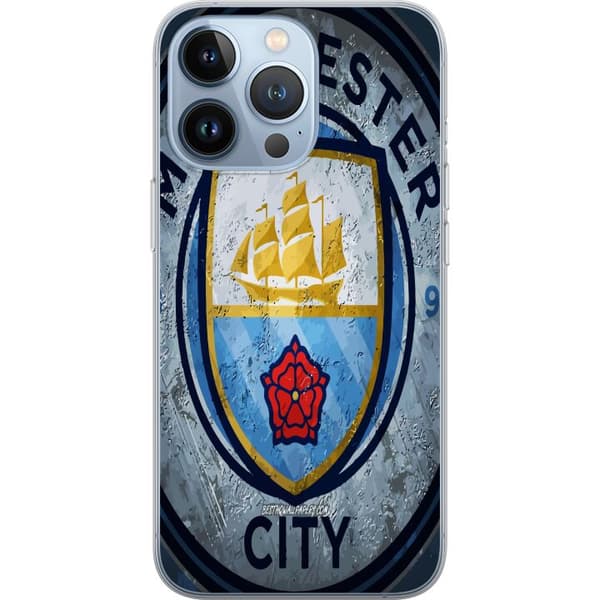 Apple iPhone 13 Pro Genomskinligt Skal Manchester City FC