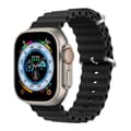 Miniatyrbild 2 av 6: DUX DUCIS Apple Watch 42/44/45/49 mm Armband Wave Design Svart