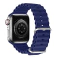 Miniatyrbild 1 av 6: DUX DUCIS Apple Watch 38/40/41 mm Armband Wave Design Blå