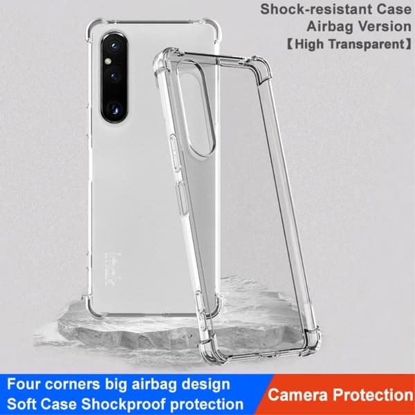 IMAK Sony Xperia 1 V Skal Airbag Shockproof Transparent