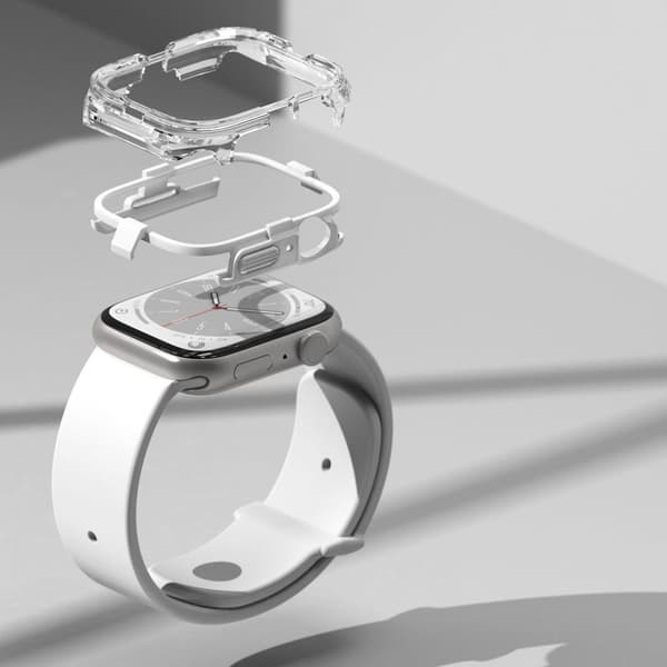 Ringke Apple Watch 44/45 mm Skal Fusion Bumper Vit