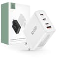 Miniatyrbild 1 av 6: Tech-Protect 100W GaN PD/QC Väggladdare 3x USB-C 1x USB-A Vit