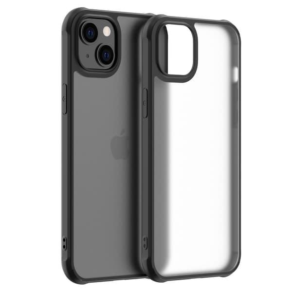LEEU DESIGN iPhone 14 Plus Skal AirBag Hybrid Matt Svart