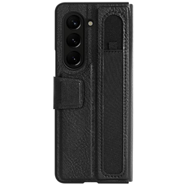 NILLKIN Galaxy Z Fold 5 Skal Leather Pen Svart