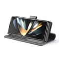 Miniatyrbild 3 av 6: LC.IMEEKE Galaxy Z Fold 5 Fodral Läder Grå
