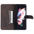 Miniatyrbild 2 av 6: AZNS Galaxy Z Fold 5 Fodral Läder Brun