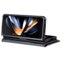 Miniatyrbild 4 av 6: AZNS Galaxy Z Fold 5 Fodral PU-Läder Svart