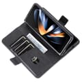 Miniatyrbild 5 av 6: AZNS Galaxy Z Fold 5 Fodral PU-Läder Svart