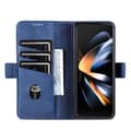 Miniatyrbild 2 av 6: AZNS Galaxy Z Fold 5 Fodral PU-Läder Blå