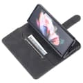 Miniatyrbild 5 av 6: AZNS Galaxy Z Fold 5 Fodral Läder Svart