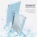 Miniatyrbild 5 av 6: DUX DUCIS Galaxy Tab S9 Fodral TOBY Tri-Fold Ljus Blå