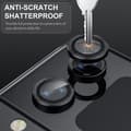 Miniatyrbild 2 av 6: ENKAY Galaxy Z Flip 5 Linsskydd Aluminium Härdat Glas Silver